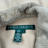 Ralph Lauren Denim Jacket - Large Beige Cotton