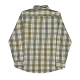 Lee Checked Shirt - Large Beige Cotton