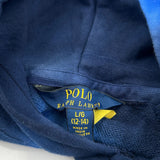 Age 12-14 Polo By Ralph Lauren Tie-Dye Hoodie - Large Blue Cotton