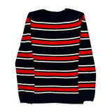 Tommy Hilfiger Striped Jumper - Medium Navy Cotton