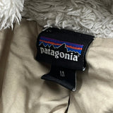 Patagonia Fleece Jacket - Medium Cream Polyester