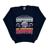 Made In USA Tultex San Diego Chargers Sweatshirt - Large Black Cotton