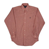 Blake Ralph Lauren Checked Shirt - Small Red Cotton