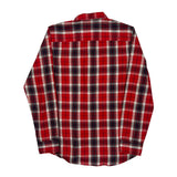 Oakley Checked Flannel Shirt - Medium Blue Cotton