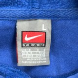 Team Nike Hoodie - Large Blue Cotton