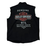 Motorcycles Harley Davidson Graphic Short Sleeve Shirt - 2XL Black Cotton