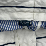 Polo By Ralph Lauren Striped Chino Shorts - 37W 9L Blue Cotton