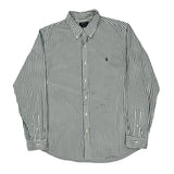Polo By Ralph Lauren Striped Shirt - 2XL Green Cotton