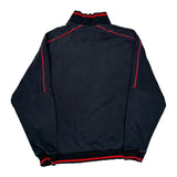 Sports Team Logo Nike 1/4 Zip - XL Black Cotton Blend