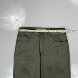Carhartt Carpenter Trousers - 34W 30L Green Cotton