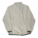 Nike Windbreaker - Large Cream Polyester