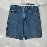 Wrangler Carpenter Shorts - 32W 9L Blue Cotton