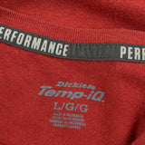 Dickies T-Shirt - Large Red Cotton