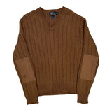 Polo By Ralph Lauren Sweater - XL Brown Cotton