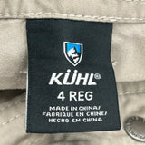 Kuhl Cargo Trousers - 30W UK 8 Beige Cotton