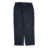 Carhartt Carpenter Trousers - 34W 32L Navy Cotton