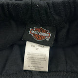 Age 4 Harley Davidson Graphic Shorts - XS Black Cotton Blend