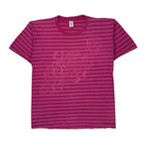 Unbranded Single Stitch T-Shirt - Medium Pink Cotton Blend