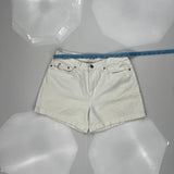 Guess Denim Shorts - 30W US 6 White Cotton