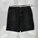 Wrangler Denim Shorts - 36W 9L Black Cotton