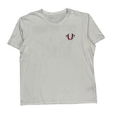 True Religion T-Shirt - Large White Cotton