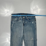 Helix Boot Cut Jeans - 36W 32L Light Wash Cotton