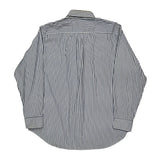 Chaps Ralph Lauren Striped Shirt - XL Blue Cotton