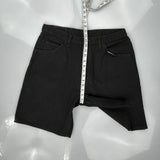 Wrangler Denim Shorts - 34W 9L Black Cotton