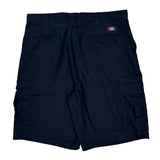Dickies Cargo Shorts - 38W 11L Navy Cotton