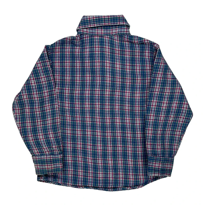 Age 4 Oshkosh Checked Flannel Shirt - XS Multicoloured Cotton