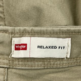 Wrangler Cargo Trousers - 36W 30L Khaki Cotton