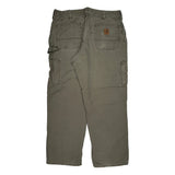 Carhartt Carpenter Pants - 34W 30L Gray Cotton