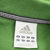 Adidas Polo Shirt - Medium Green Cotton