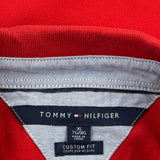 Tommy Hilfiger Polo Shirt - XL Red Cotton