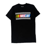 Checkered Flag Nascar Nascar T-Shirt - Medium Black Cotton