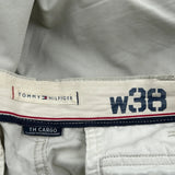 Tommy Hilfiger Cargo Shorts - 40W 9L Beige Cotton