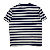 Polo By Ralph Lauren Striped T-Shirt - Medium Navy Cotton