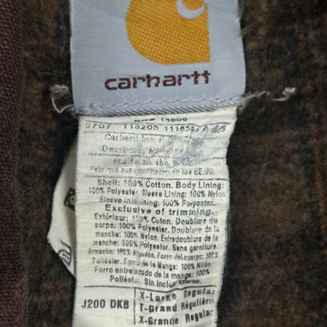 J200 Carhartt DKB Jacket - XL Brown Cotton – Cerqular