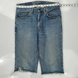 Levis Denim Shorts - 32W 11L Blue Cotton