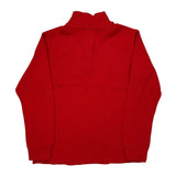 Age 10-12 Polo By Ralph Lauren 1/4 Zip - Medium Red Cotton