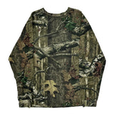 Mossy Oak Camo Long Sleeve T-Shirt - 2XL Camo Cotton Blend