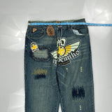 Akademiks Hip Hop Jeans - 36W 31L Blue Denim