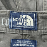 The North Face Checked Cargo Shorts - 34W 11L Grey Cotton