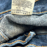 517 Levis Boot Cut Jeans - 28W US 4 Dark Wash Cotton