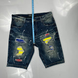 Switch Denim Shorts - 36W 12L Blue Cotton
