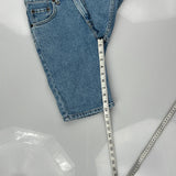 Levis Denim Shorts - 24W 11L Blue Cotton