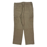 Unbranded Cargo Trousers - 34W 30L Khaki Cotton