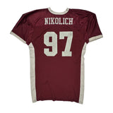 Wolves Reebok Football Jersey - Medium Burgundy Nylon