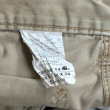 Carhartt Carpenter Trousers - 32W 30L Beige Cotton