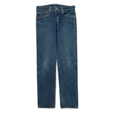 501 Levis Jeans - 33W 34L Blue Cotton